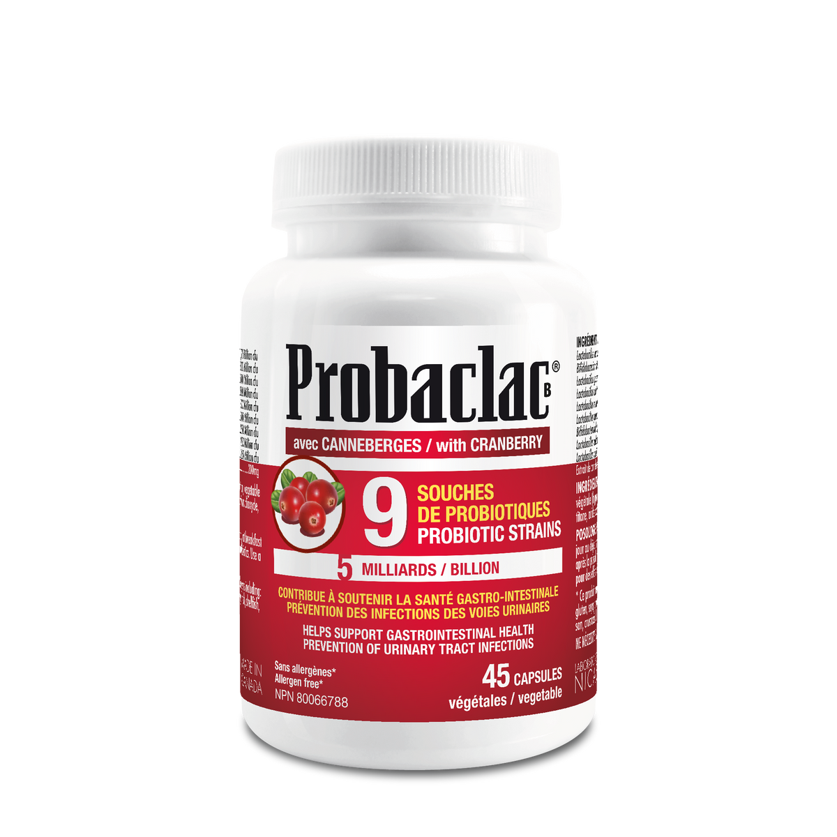 Probaclac cranberries Probiotics for UTI Probaclac probiotic